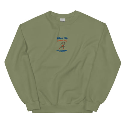 Pier39 Running Club embroidered Light colors Unisex Sweatshirt