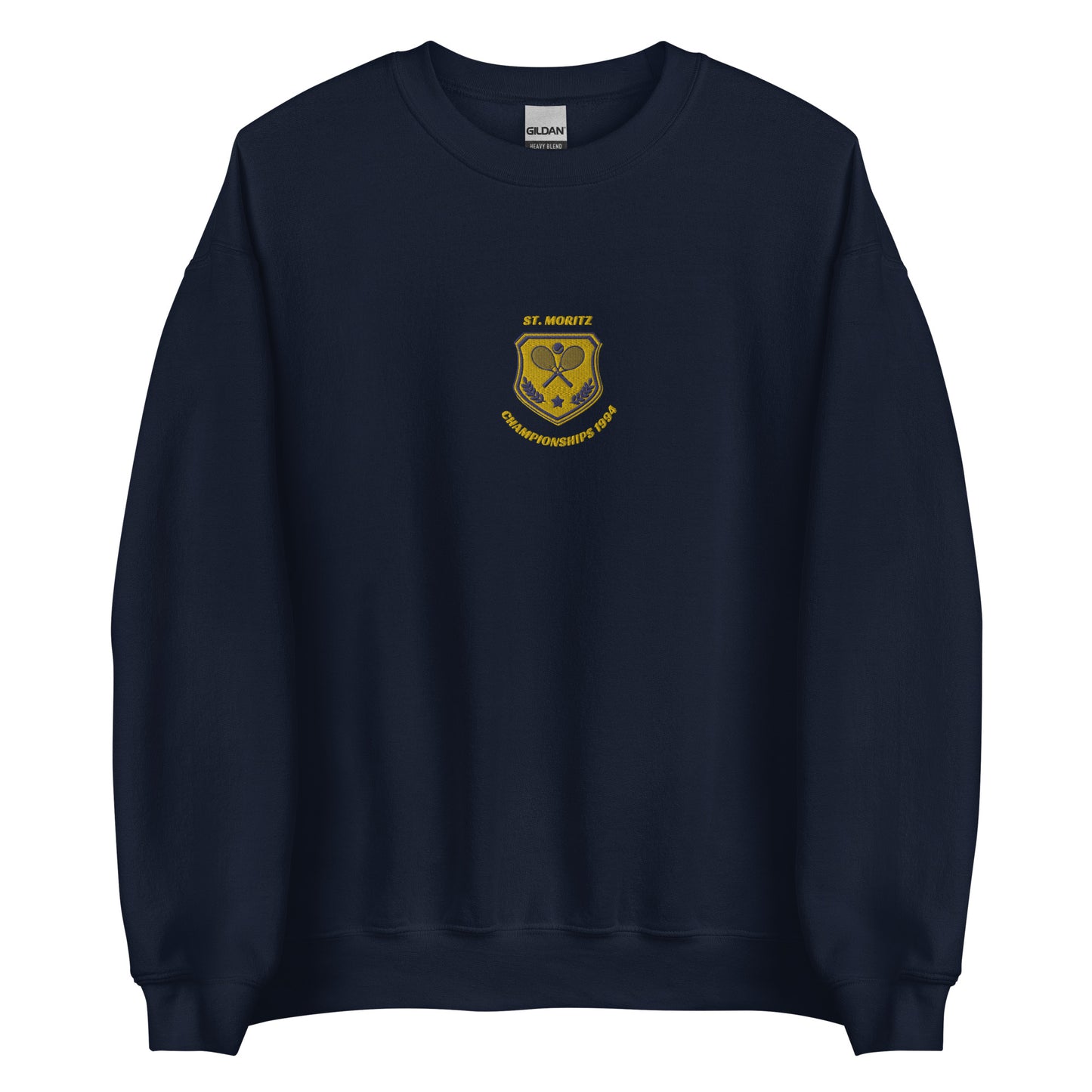 St. Moritz Tennis Embroidered Men Sweatshirt