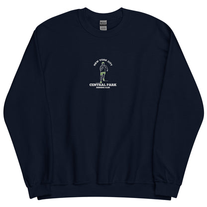 New York Central Park Running Club Embroidered men Sweatshirt