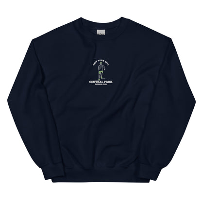 New York Central Park Running Club Embroidered men Sweatshirt