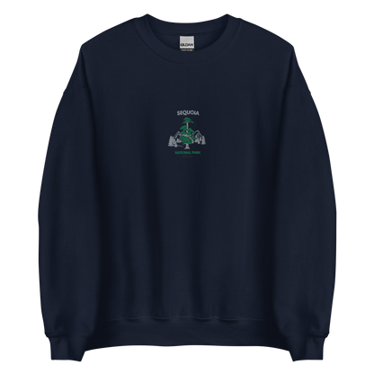 Sequoia National Park Embroidered men Sweatshirt