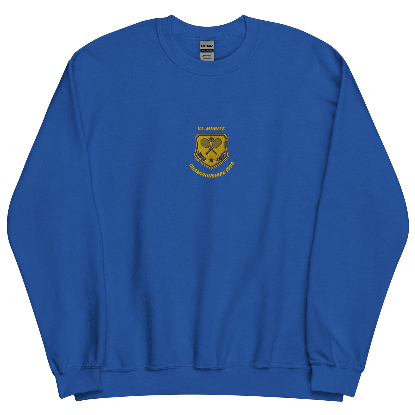 St. Moritz Tennis Embroidered Men Sweatshirt