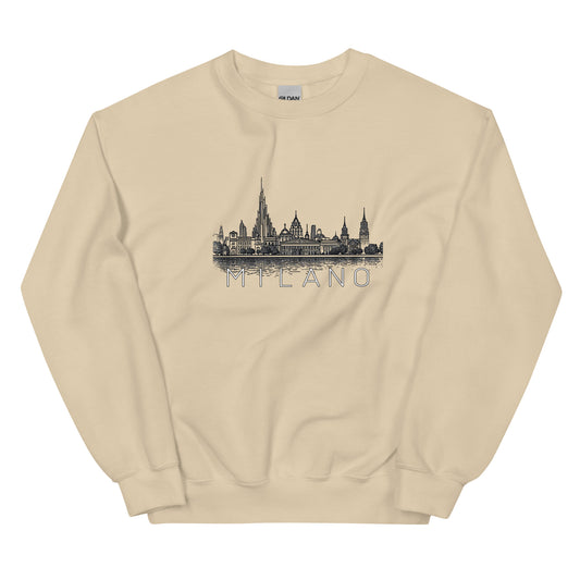 Milano skyline Unisex Sweatshirt