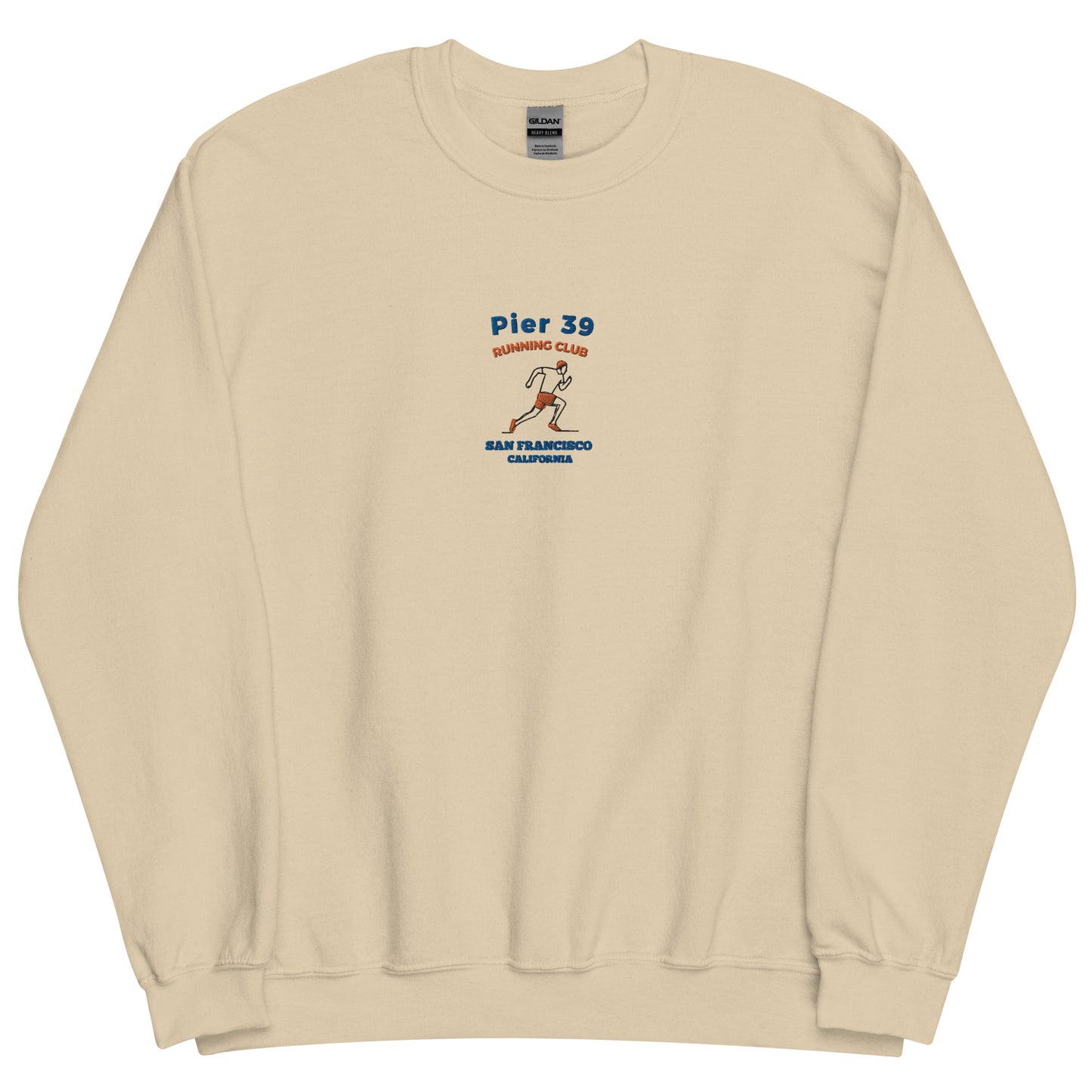 Pier39 Running Club embroidered Light colors Unisex Sweatshirt