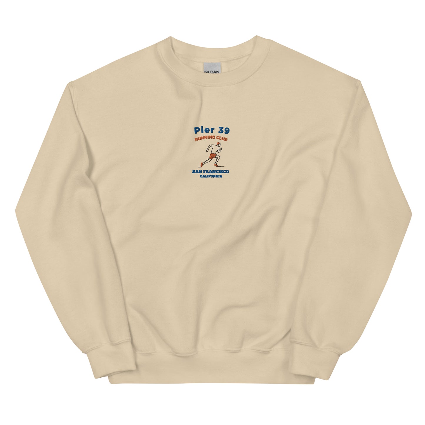 Pier39 Running Club embroidered Light colors Unisex Sweatshirt