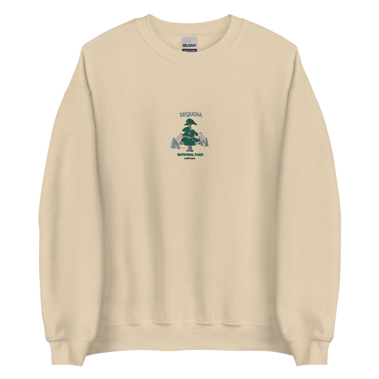 Sequoia National Park Embroidered men Sweatshirt