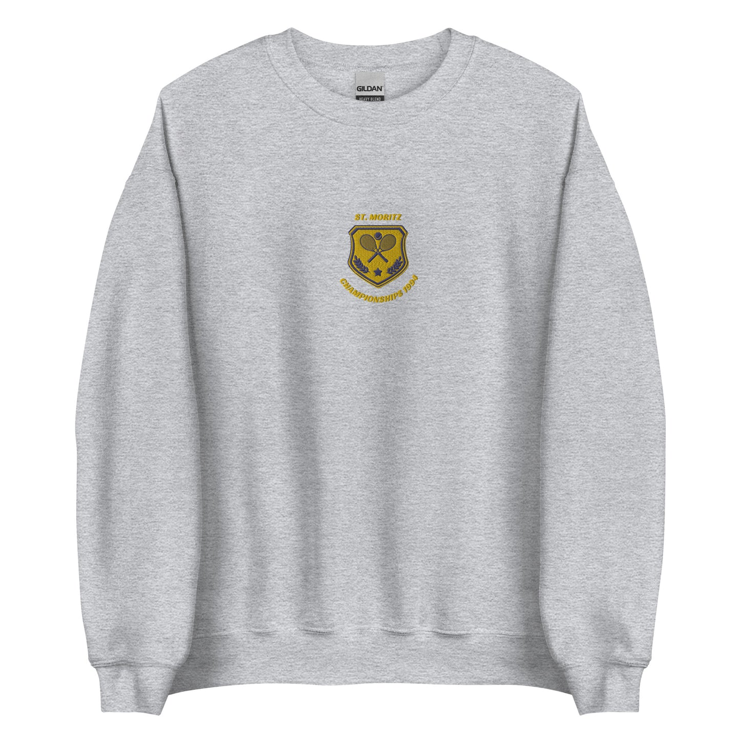 St. Moritz Tennis Embroidered Men Sweatshirt