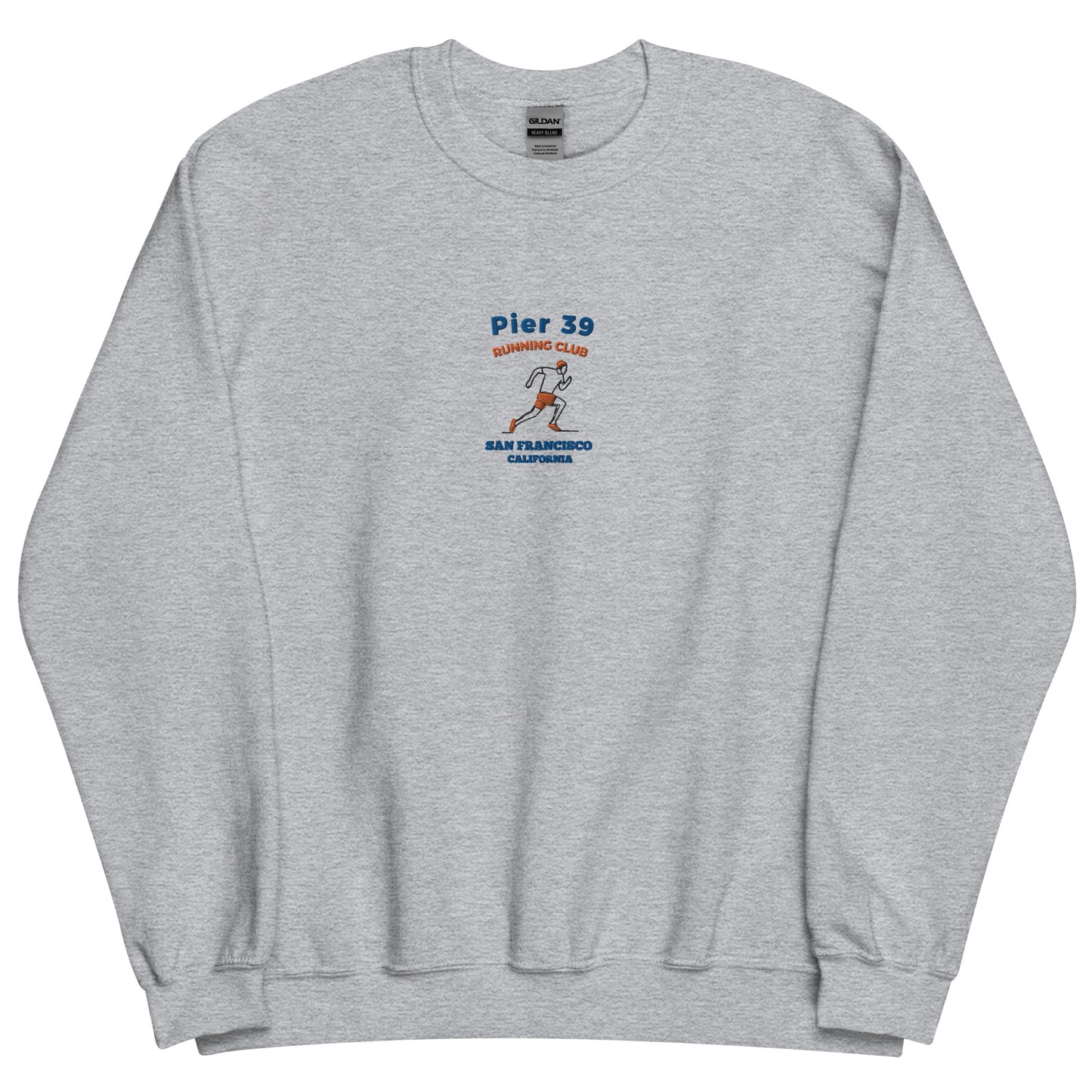 Pier39 Running Club embroidered Light colors Unisex Sweatshirt