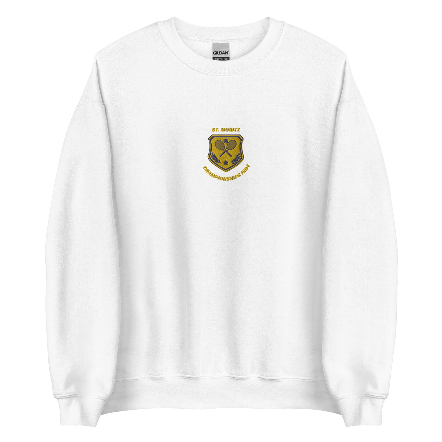 St. Moritz Tennis Embroidered Men Sweatshirt