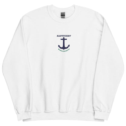 Nantucket Yacht Club Embroidered men Sweatshirt