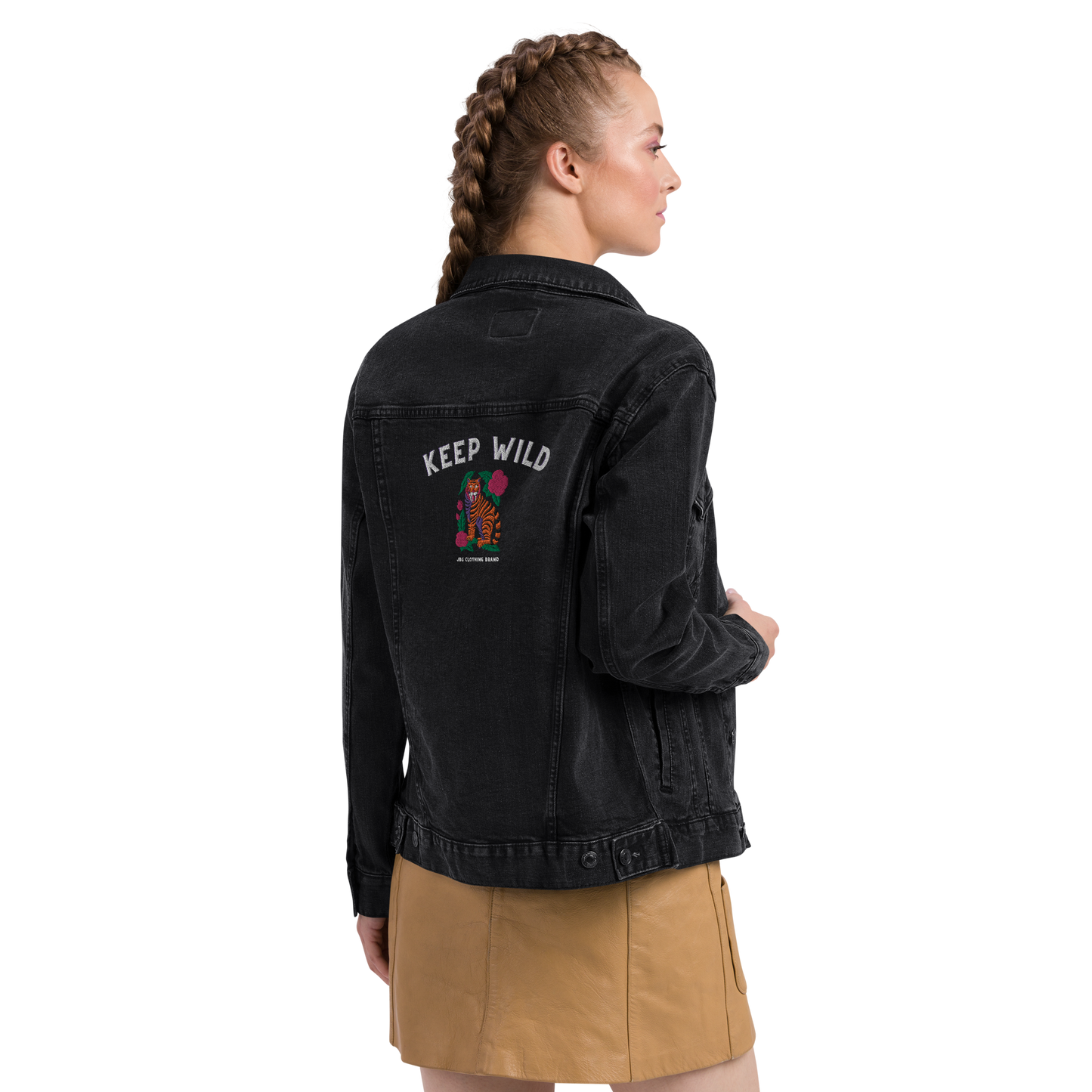 Keep Wild women's denim jacket