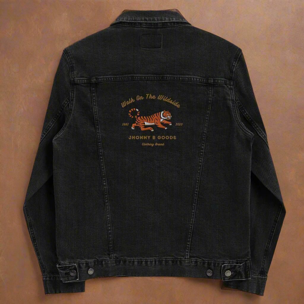 Walk on the Wild side women's denim jacket