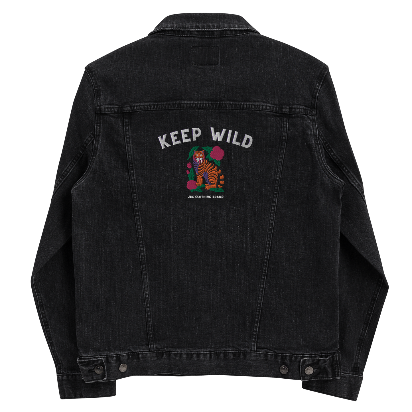 Keep Wild women's denim jacket