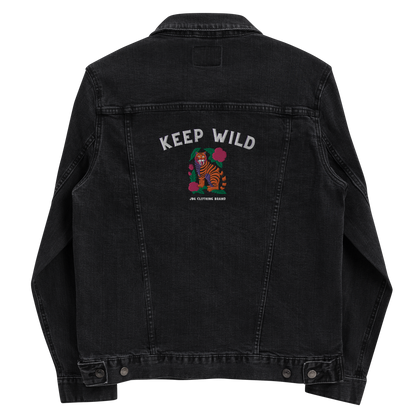 Keep Wild women's denim jacket