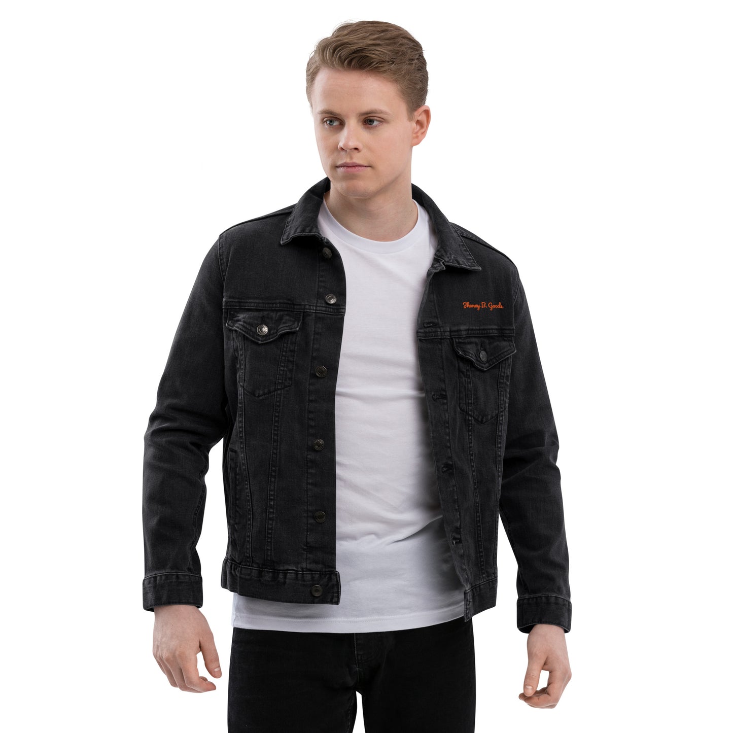 Men's Life on the slow lane denim jacket