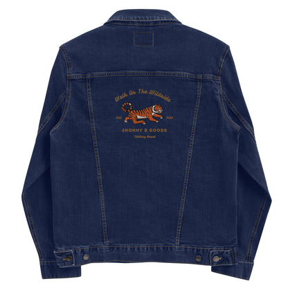 Walk on the Wild side women's denim jacket