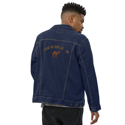 Men's Life on the slow lane denim jacket