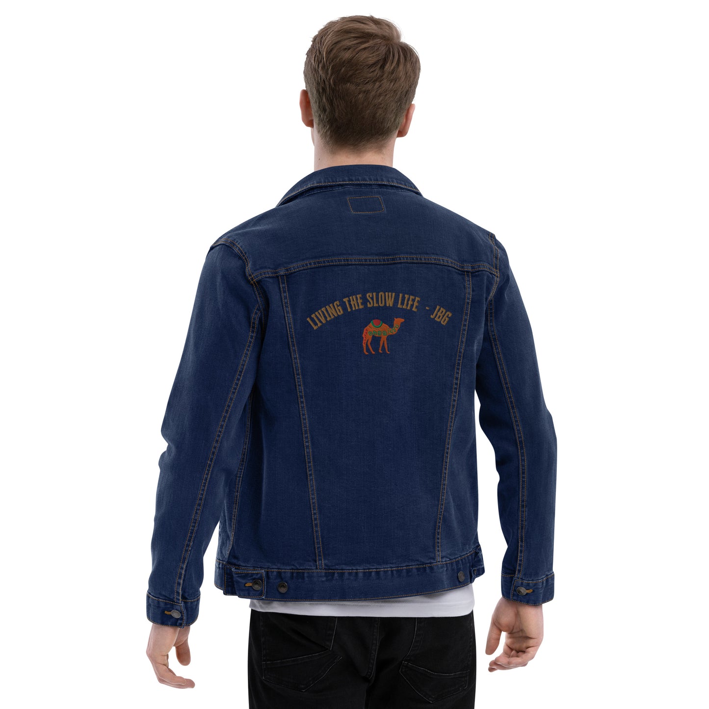 Men's Life on the slow lane denim jacket