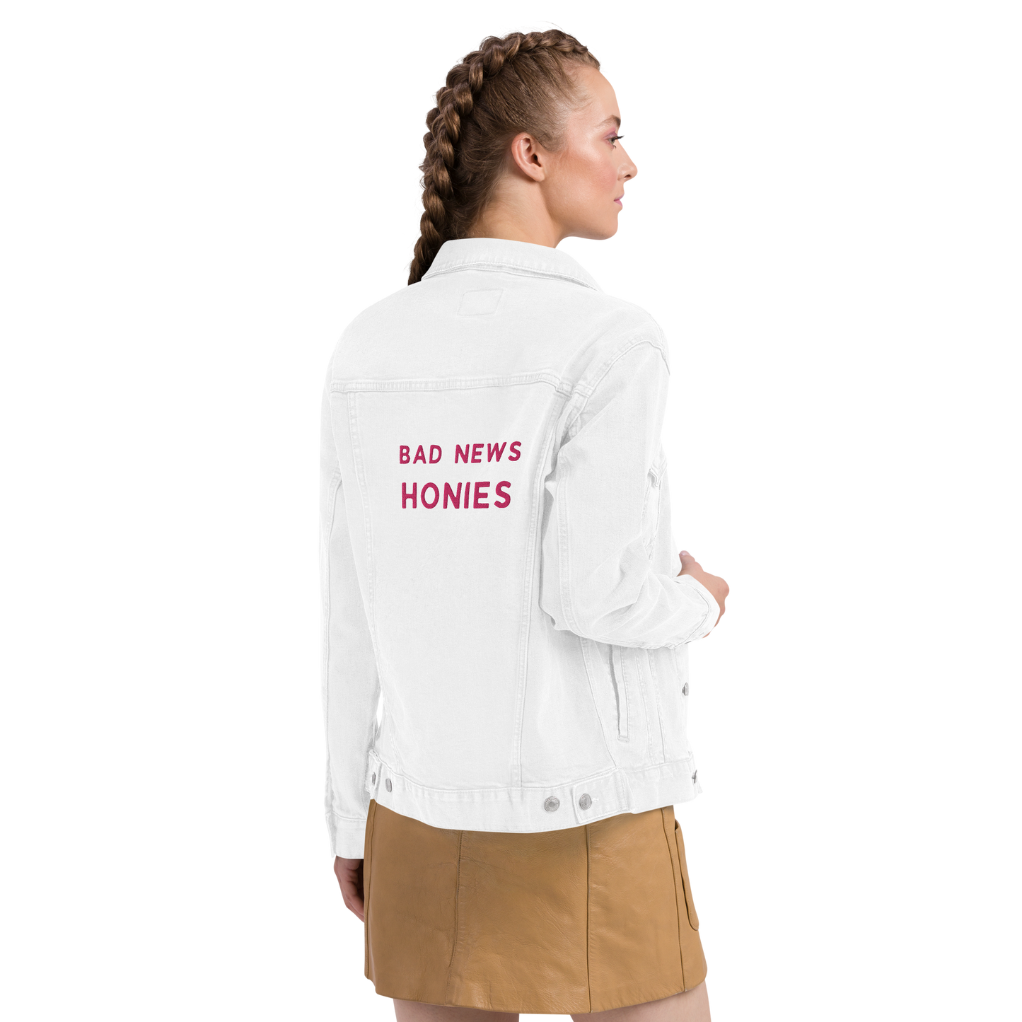 Bad News Honies women's denim jacket