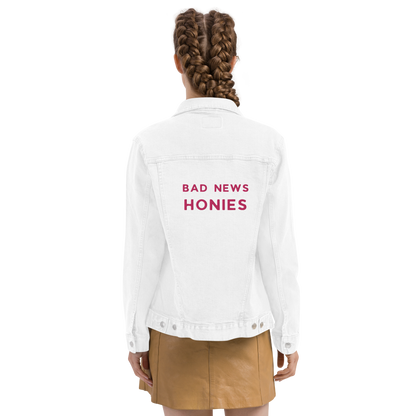 Bad News Honies women's denim jacket