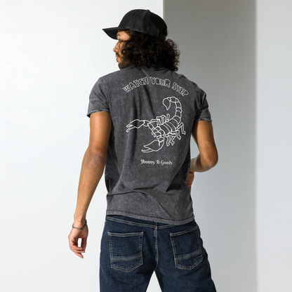 Men's Watch Your step Scorpio Denim T-Shirt