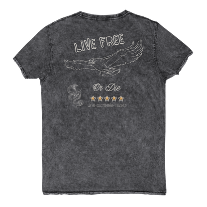 Live Free Men's Denim T-Shirt