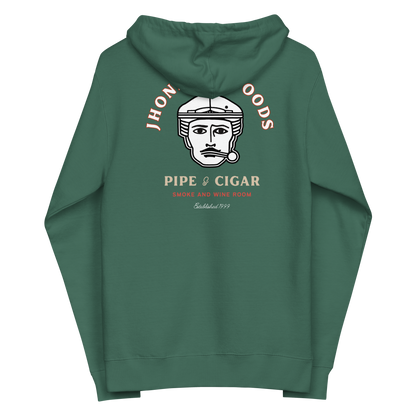 Cigar Club men's fleece zip up hoodie