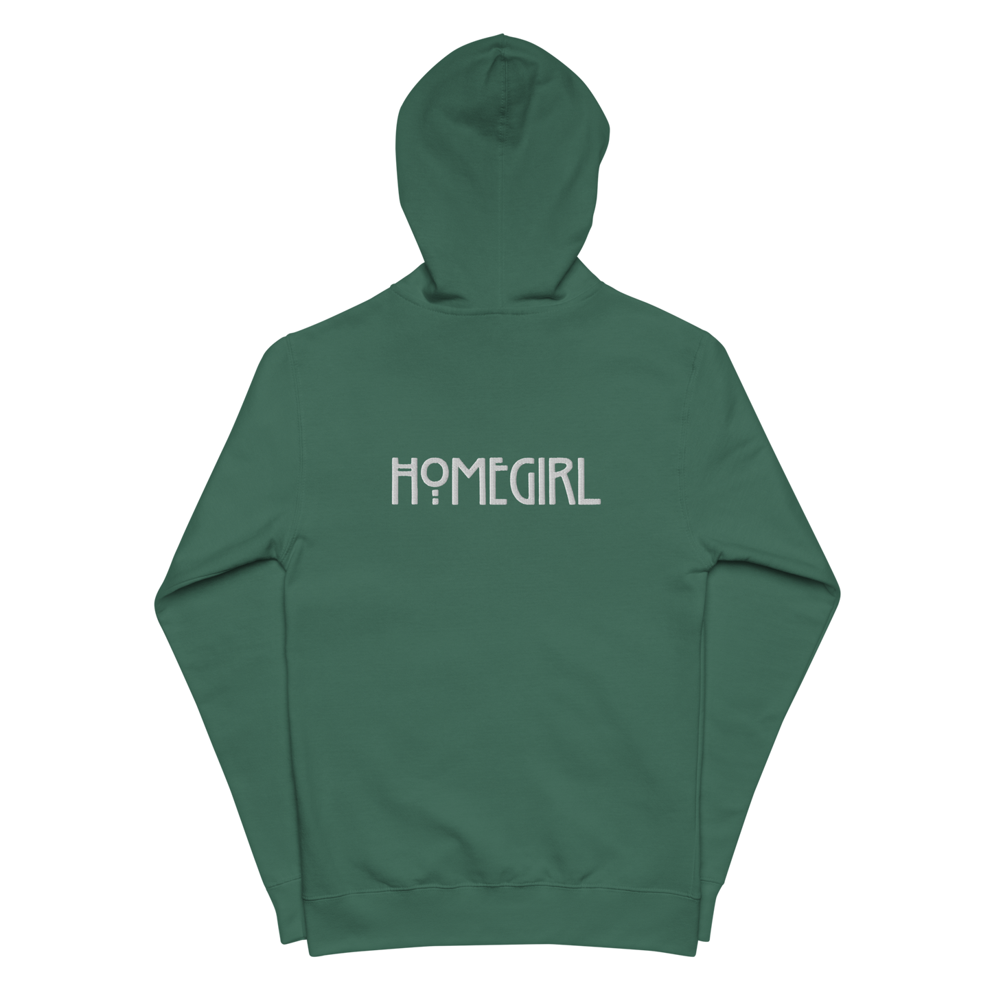 Homegirl women's fleece zip up hoodie