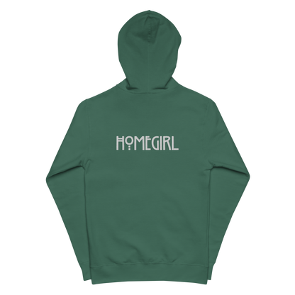 Homegirl women's fleece zip up hoodie