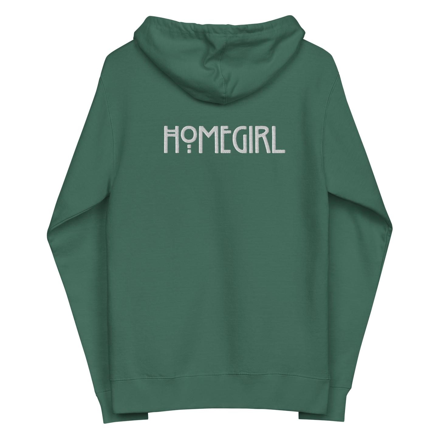 Homegirl women's fleece zip up hoodie