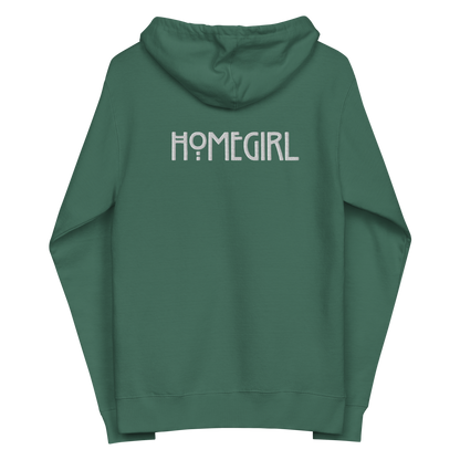 Homegirl women's fleece zip up hoodie