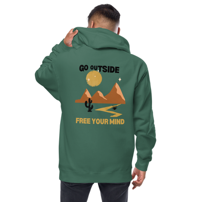 Men's Desert Roads fleece zip up hoodie