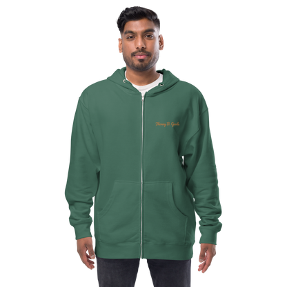 Men's Desert Roads fleece zip up hoodie