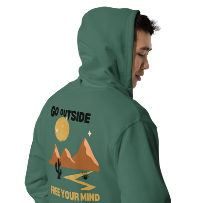 Men's Desert Roads fleece zip up hoodie