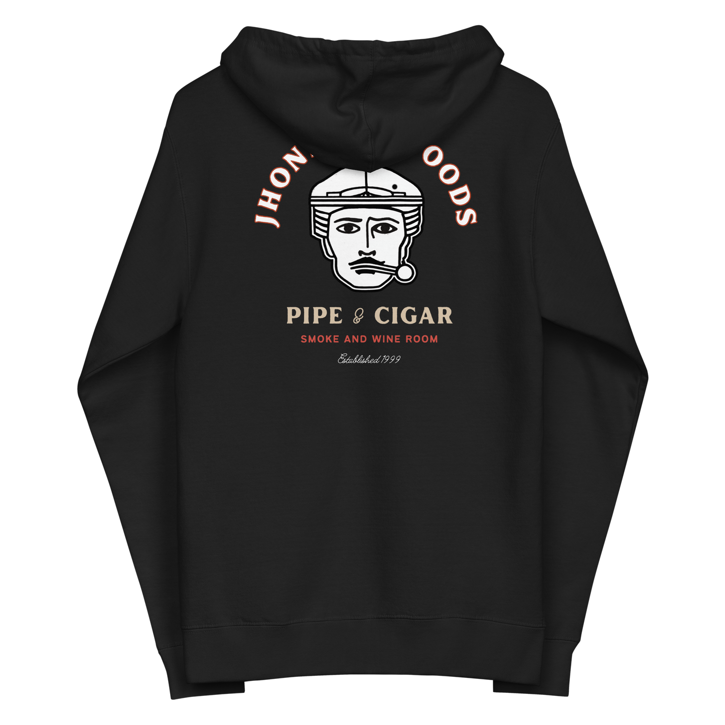 Cigar Club men's fleece zip up hoodie