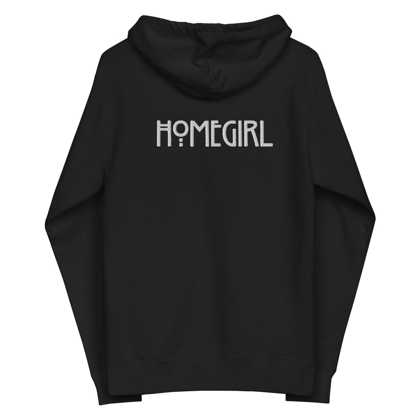 Homegirl women's fleece zip up hoodie