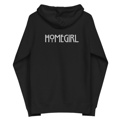 Homegirl women's fleece zip up hoodie