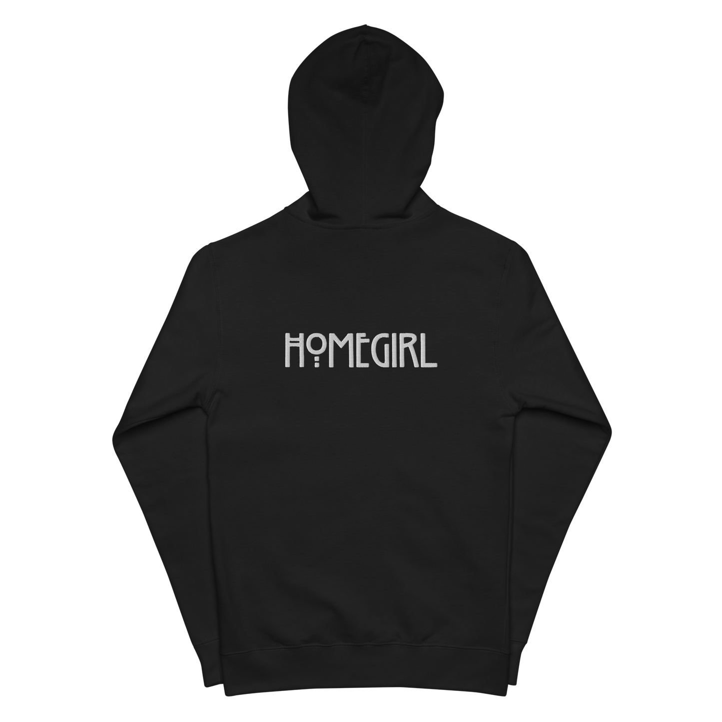 Homegirl women's fleece zip up hoodie