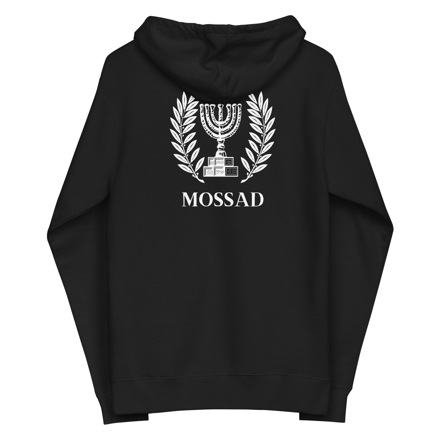 Mossad men's  fleece zip up hoodie