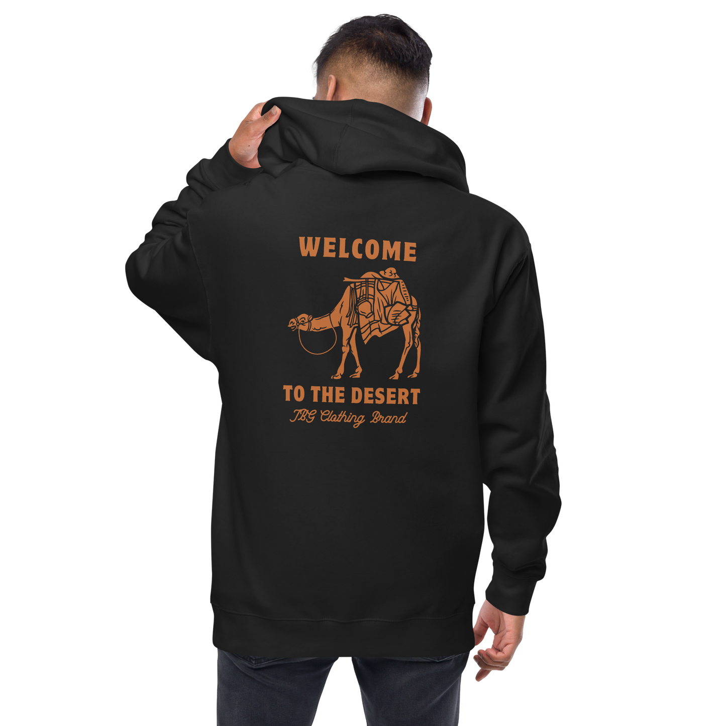 Welcome to The  Desert Men's fleece zip up hoodie