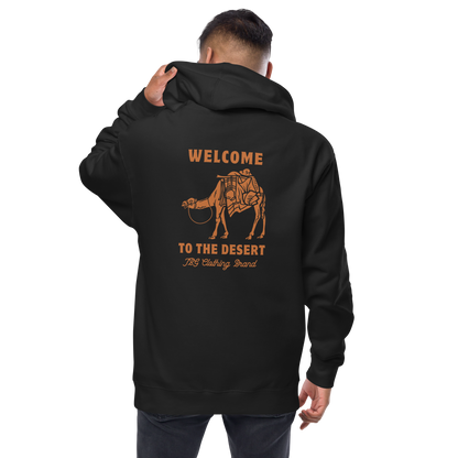 Welcome to The  Desert Men's fleece zip up hoodie