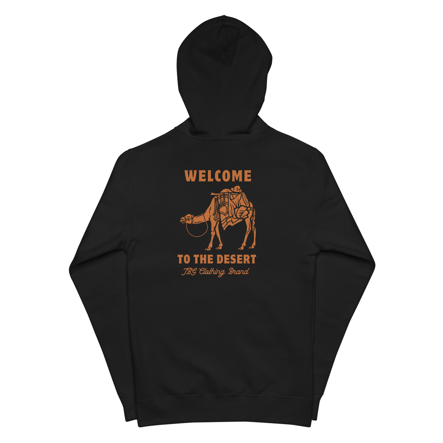 Welcome to The  Desert Men's fleece zip up hoodie