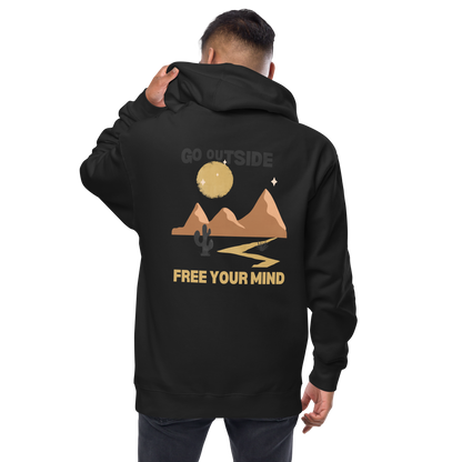 Men's Desert Roads fleece zip up hoodie