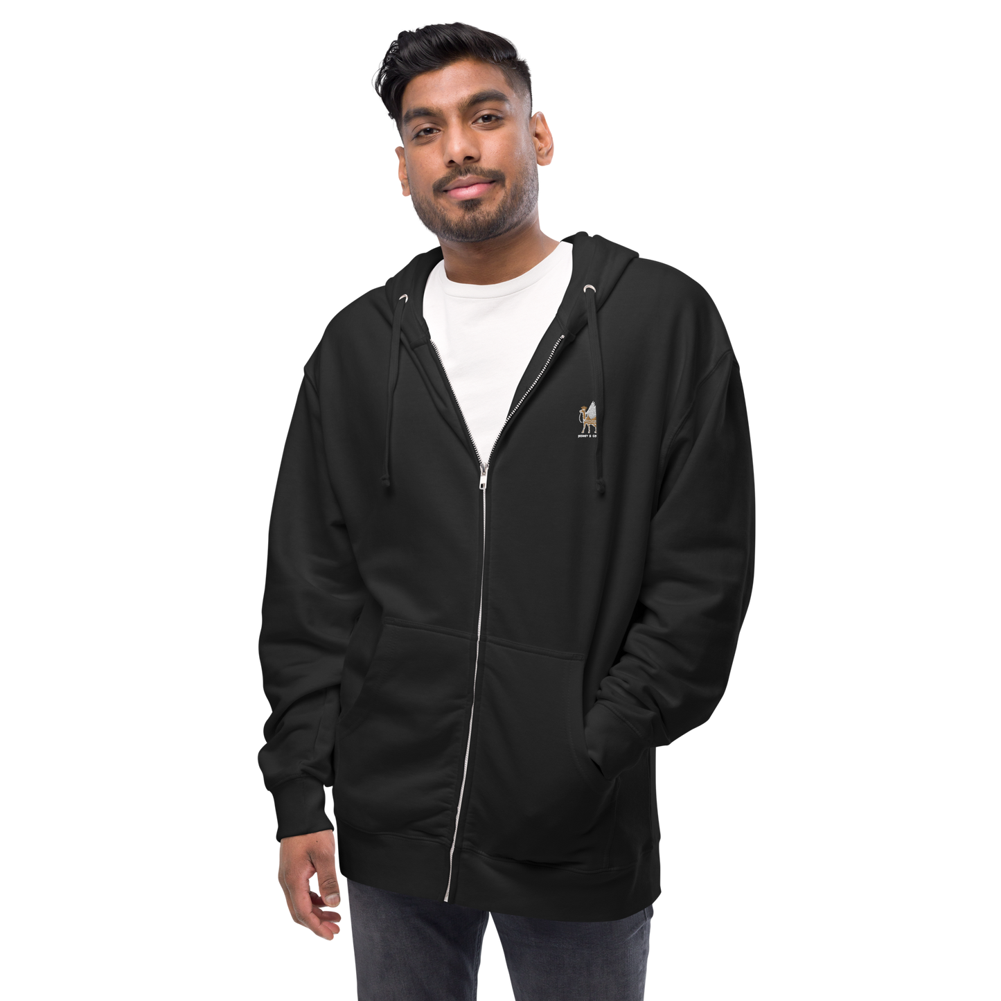 Welcome to The  Desert Men's fleece zip up hoodie