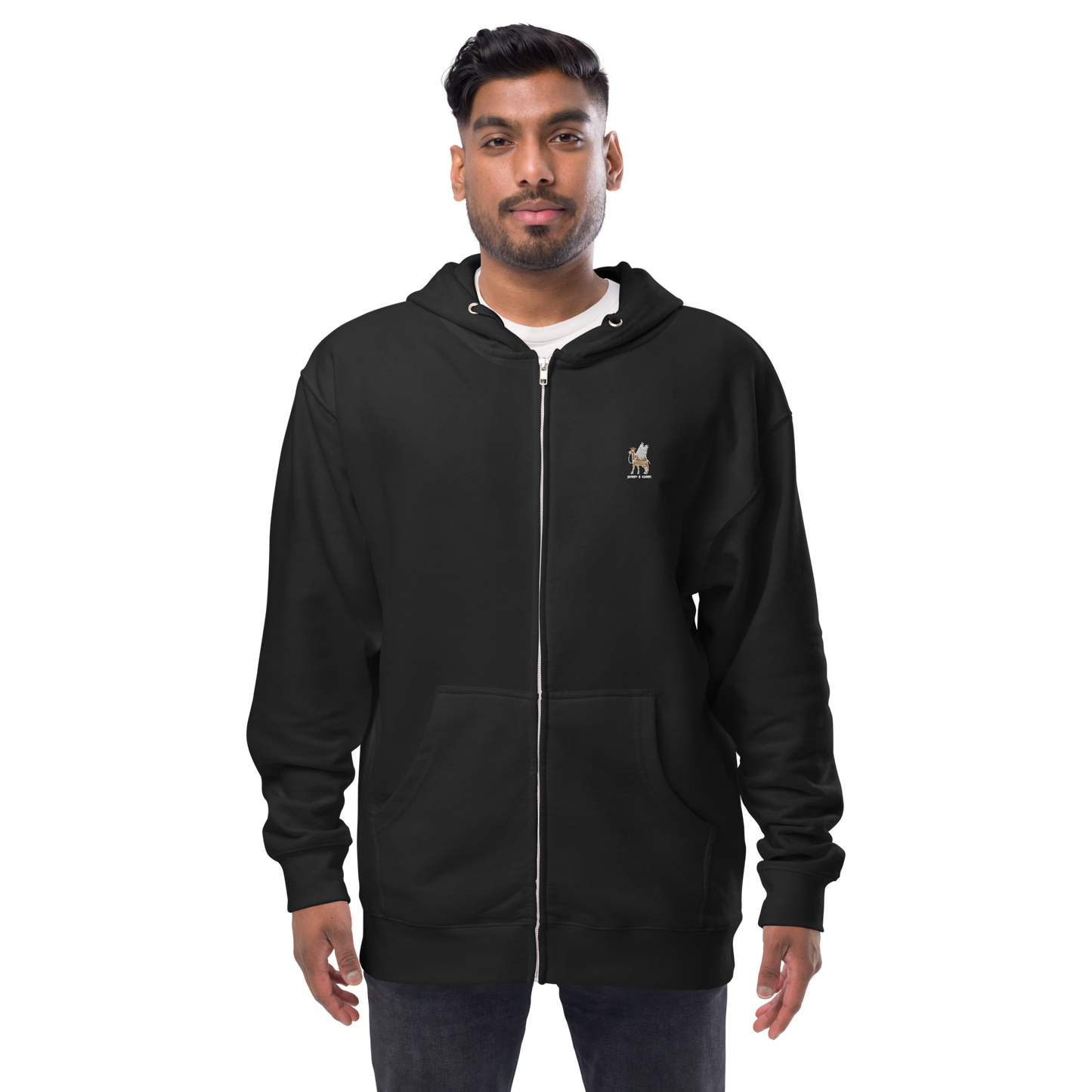 Welcome to The  Desert Men's fleece zip up hoodie