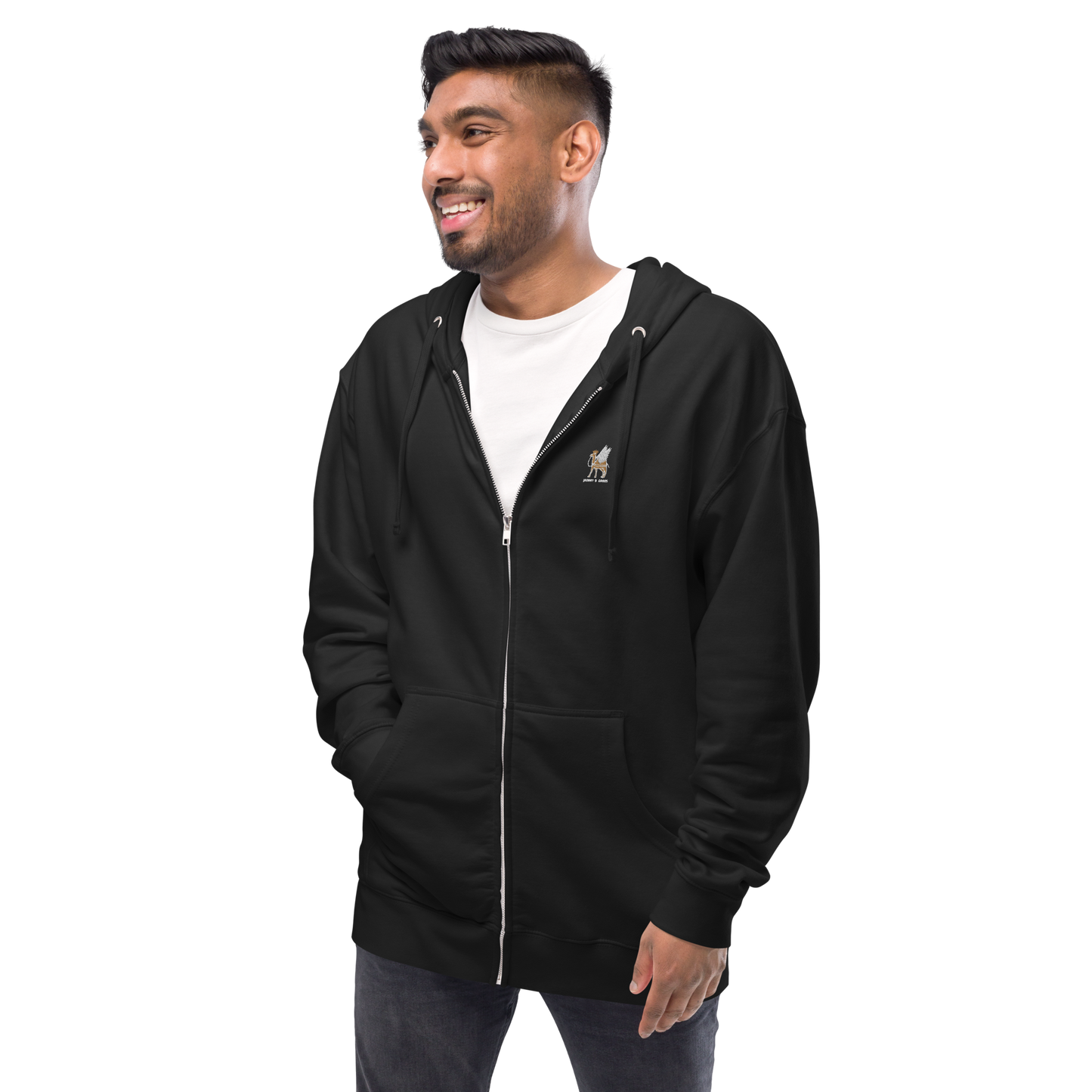 Welcome to The  Desert Men's fleece zip up hoodie