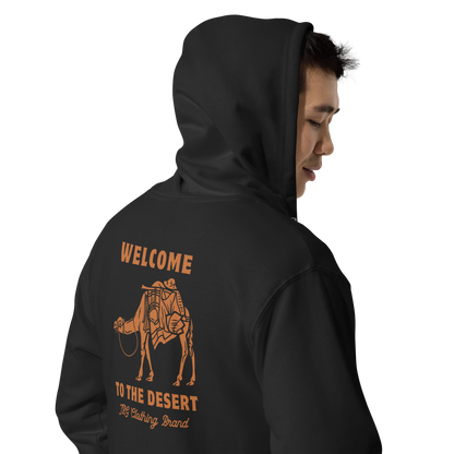 Welcome to The  Desert Men's fleece zip up hoodie