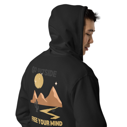 Men's Desert Roads fleece zip up hoodie