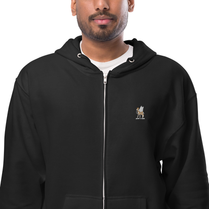 Welcome to The  Desert Men's fleece zip up hoodie