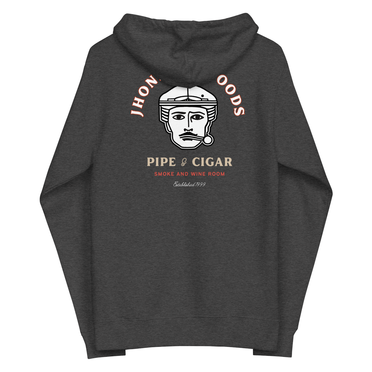 Cigar Club men's fleece zip up hoodie